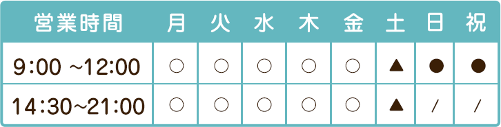 営業時間